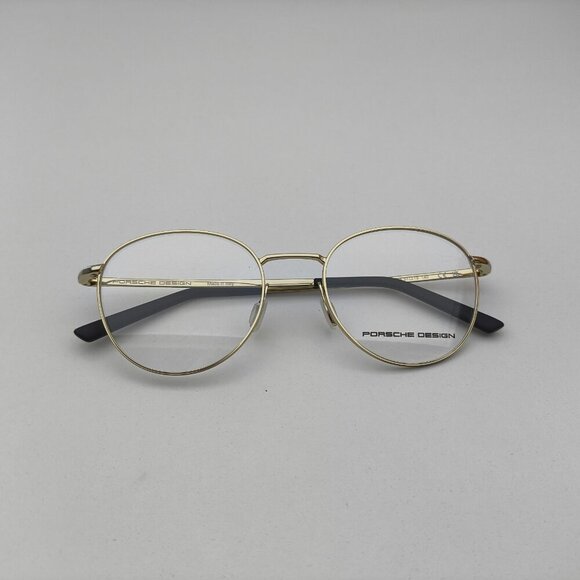 🕶️Made in Italy! Porsche Design P8759 Pale Gold Eyeglasses 51/19 140 /EUM155🕶️ - Picture 7 of 11